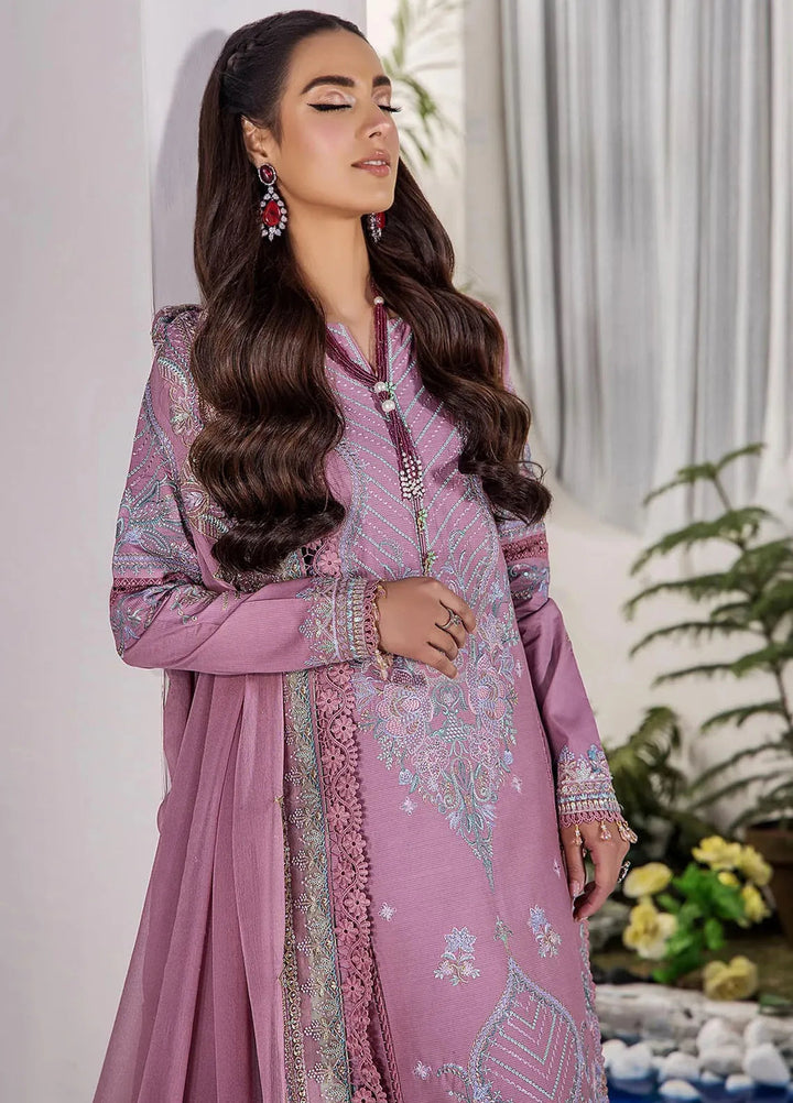 Tessa Embroidered Lawn Suit Unstitched 3 Piece TS24F Desert Romance - Festive Collection