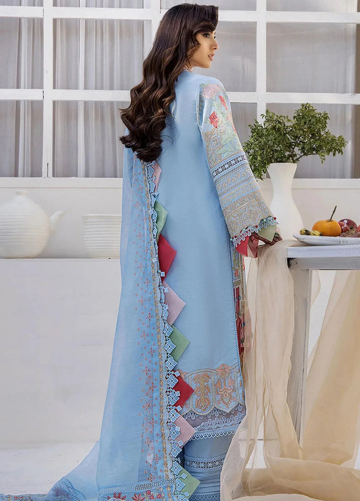 Tessa Embroidered Lawn Suit Unstitched 3 Piece TS24F Sakura Skyline - Festive Collection