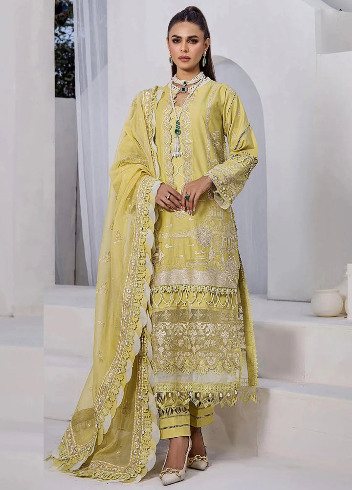 Tessa Embroidered Lawn Suit Unstitched 3 Piece TS24F Stella Polaris - Festive Collection