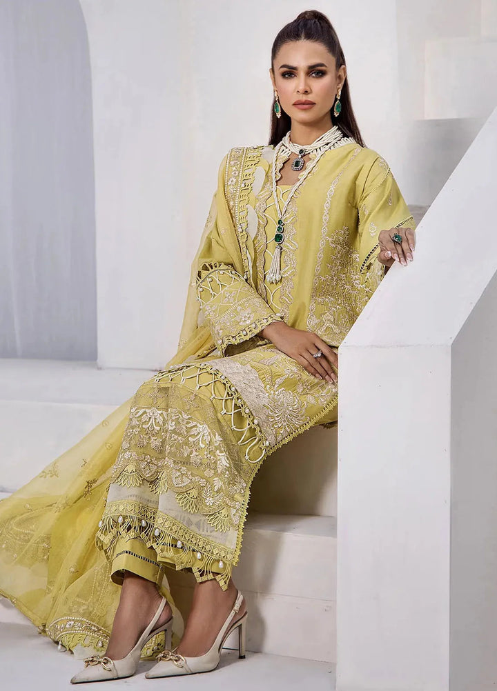 Tessa Embroidered Lawn Suit Unstitched 3 Piece TS24F Stella Polaris - Festive Collection