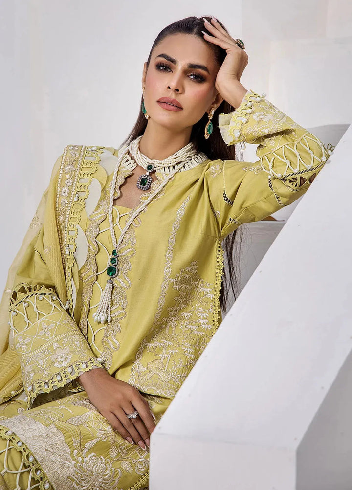Tessa Embroidered Lawn Suit Unstitched 3 Piece TS24F Stella Polaris - Festive Collection