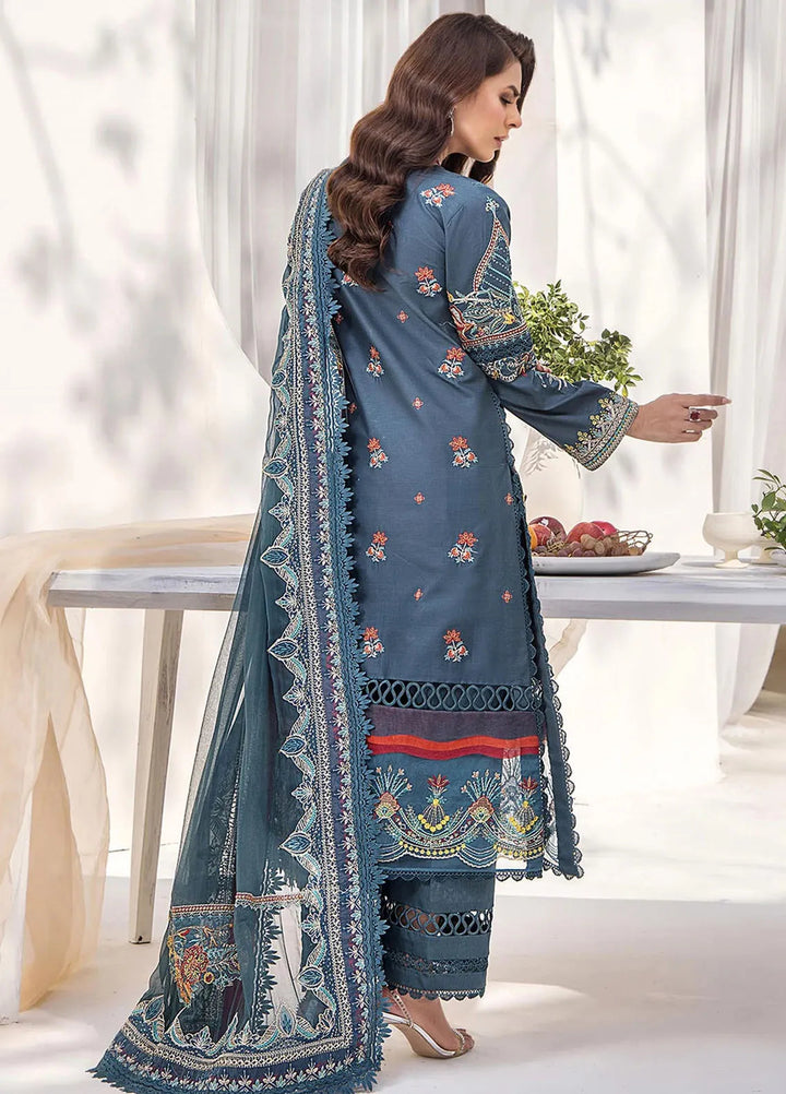 Tessa Embroidered Lawn Suit Unstitched 3 Piece TS24F Symphony Of Dawn - Festive Collection