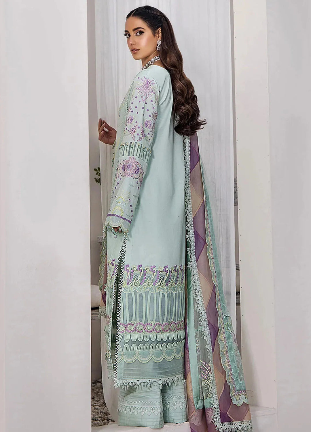 Tessa Embroidered Lawn Suit Unstitched 3 Piece TS24F Tale Of Beauty - Festive Collection