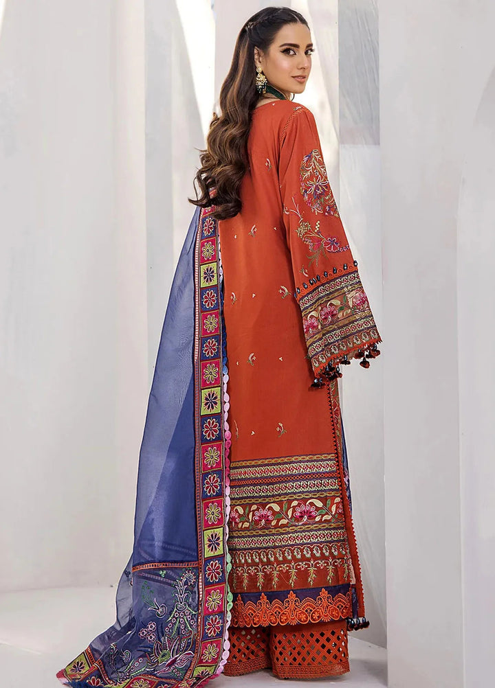 Tessa Embroidered Lawn Suit Unstitched 3 Piece TS24F Vibrance Reverie - Festive Collection