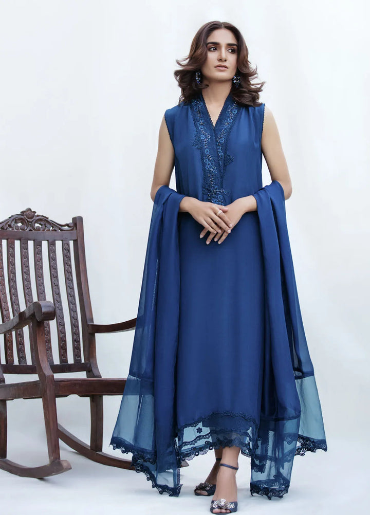 Textile Lime Pret Embroidered Raw Silk 3 Piece Suit Eva 1