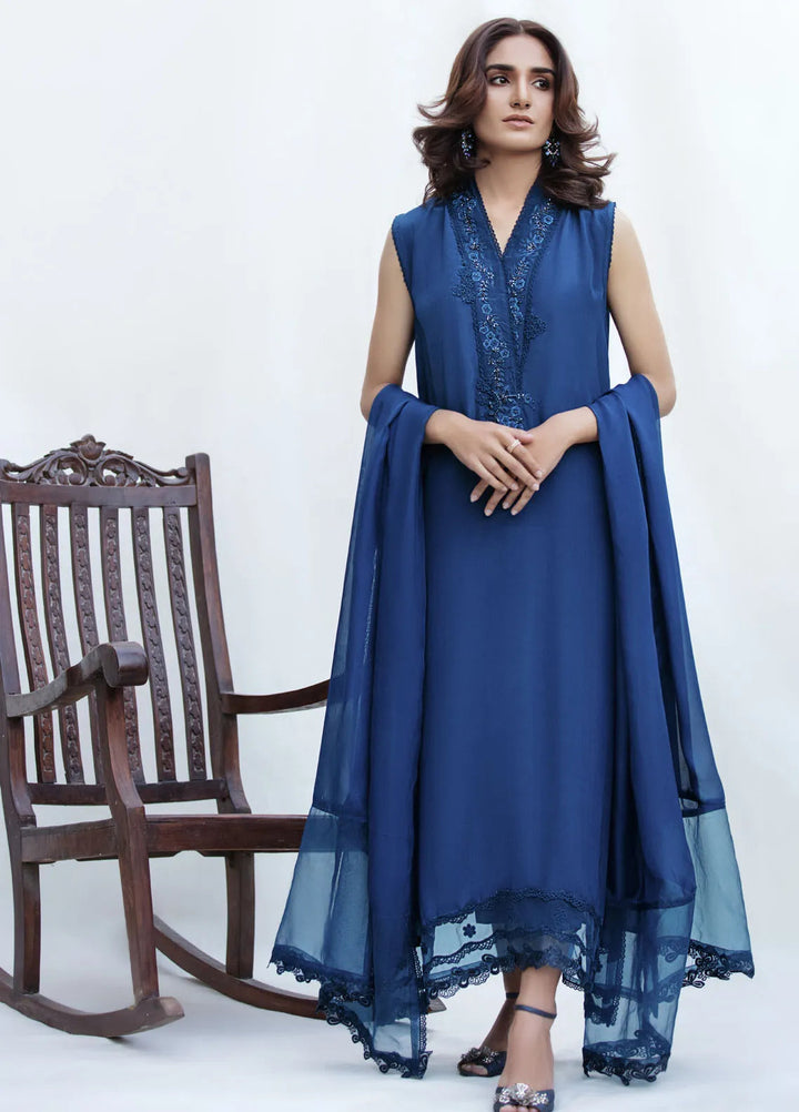 Textile Lime Pret Embroidered Raw Silk 3 Piece Suit Eva 1