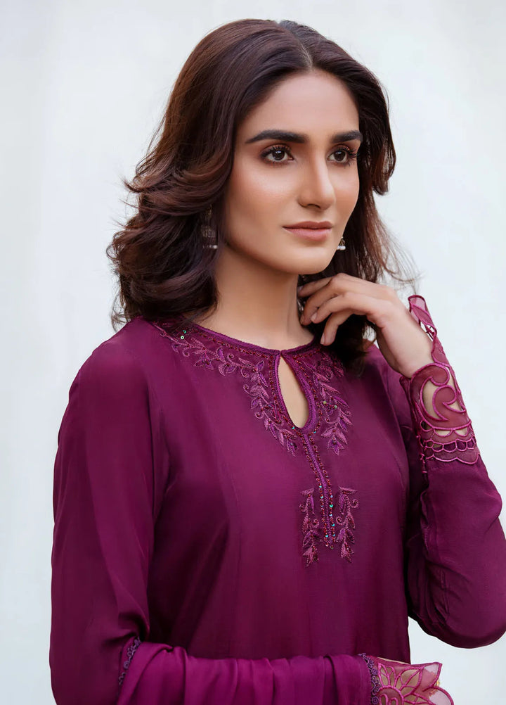 Textile Lime Pret Embroidered Raw Silk 3 Piece Suit Eva 2