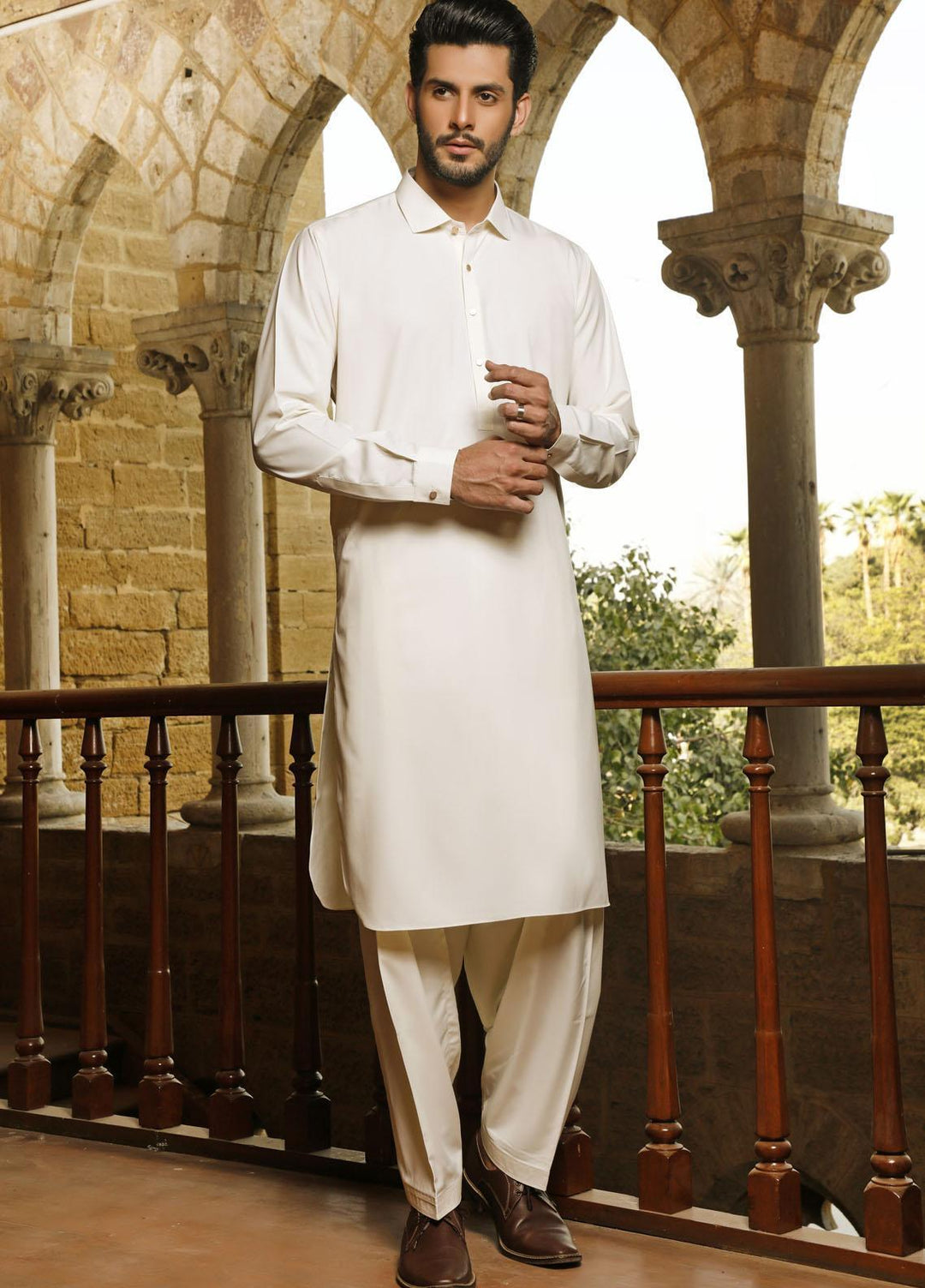 The Great Master (TGM) Wash N Wear Formal Men Shalwar Kameez - TGM21KS A. Boski D-12