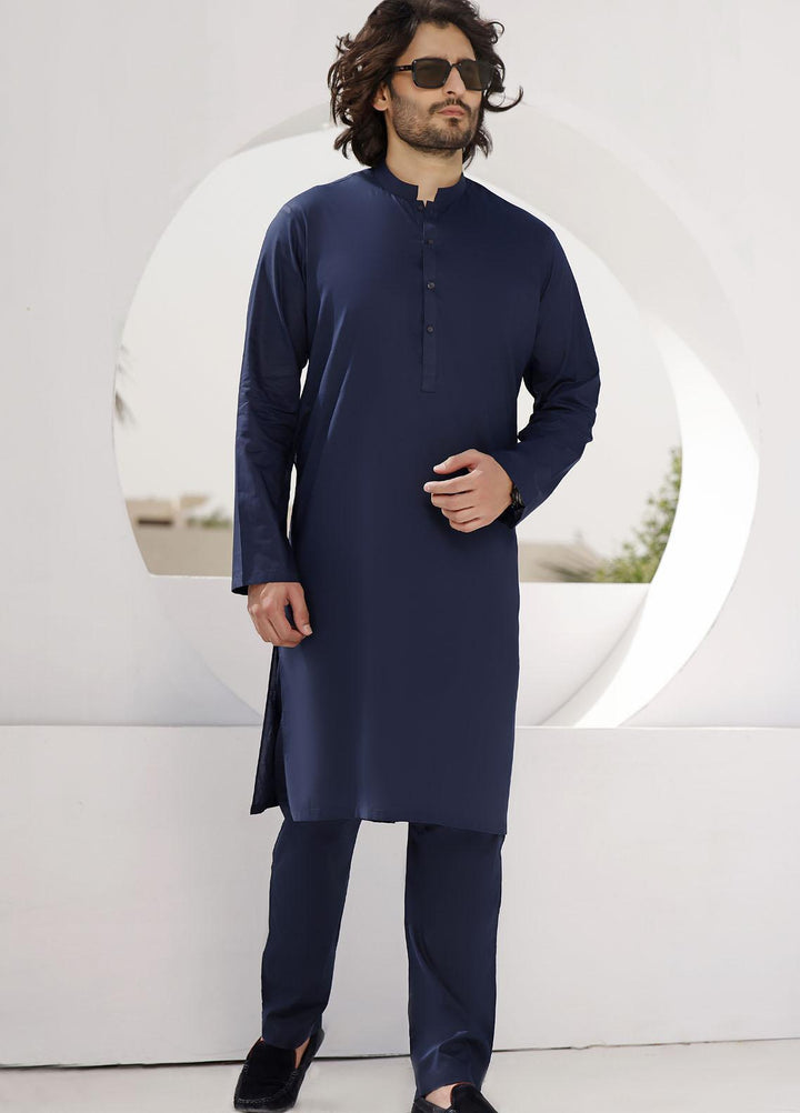 The Great Master (TGM) Wash N Wear Formal Shalwar Kameez for Men - TGM21KS Admiral Blue