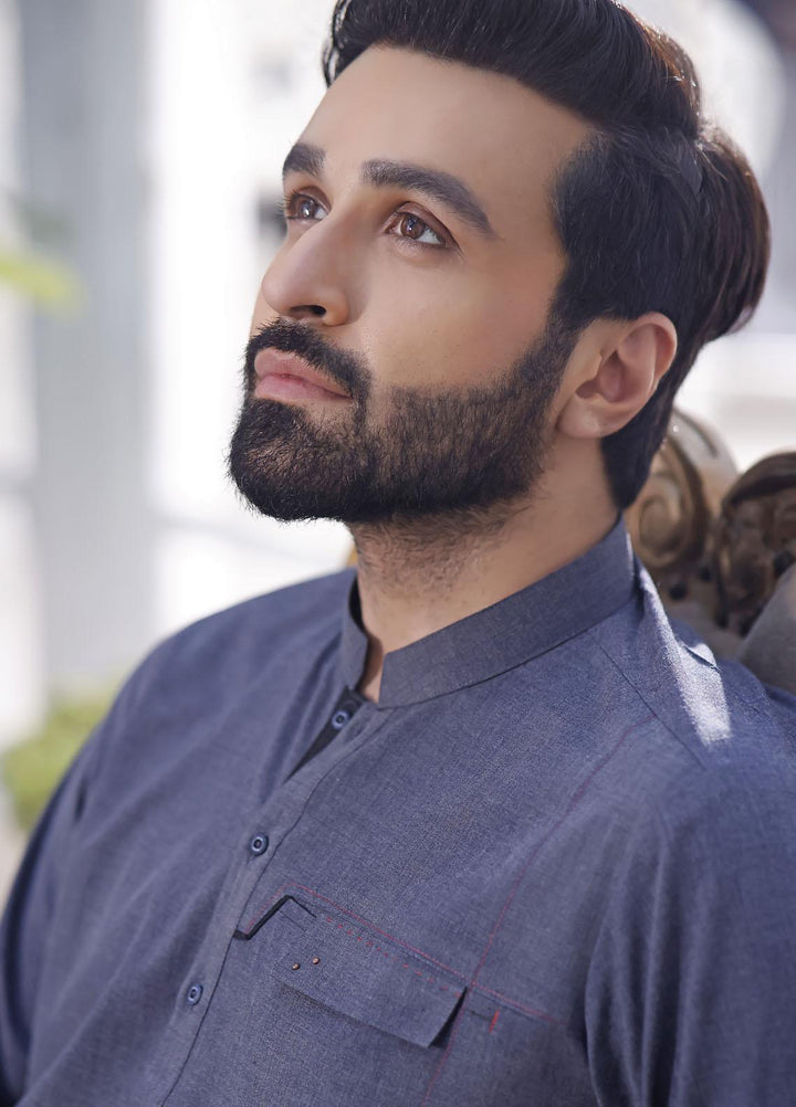 The Great Master (TGM) Wash N Wear Formal Men Shalwar Kameez - TGM21KS Deep Space