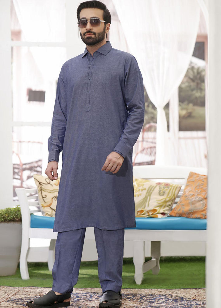 The Great Master (TGM) Wash N Wear Formal Men Shalwar Kameez - TGM21KS Iron Flint
