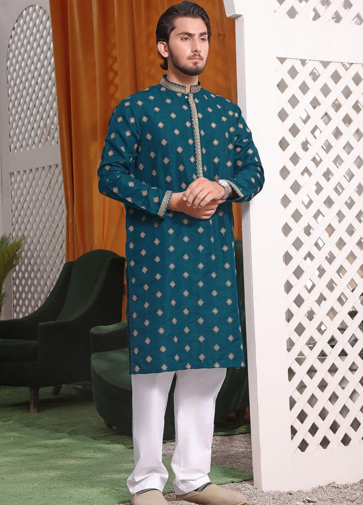 The Great Master (TGM) Raw Silk Formal Kurta Pajama for Men -  TGM22MNF Lumiere