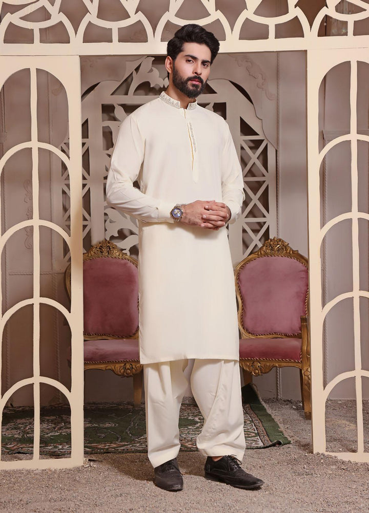 The Great Master (TGM) Wash N Wear Formal Kameez Shalwar for Men -  TGM22MNF Sunfish