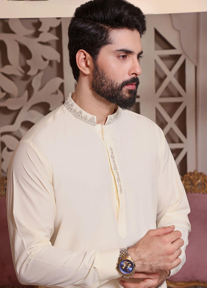 The Great Master (TGM) Wash N Wear Formal Kameez Shalwar for Men -  TGM22MNF Sunfish