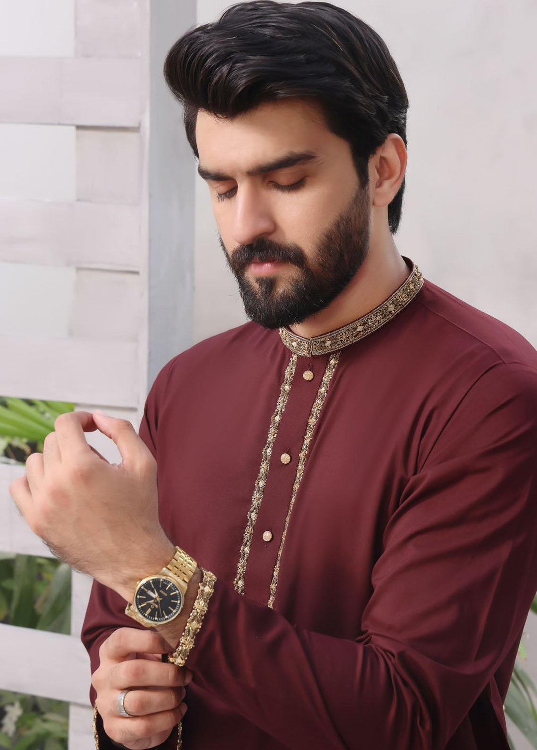 The Great Master (TGM) Blended Fancy Kameez Shalwar for Men -  Ruby Glamour