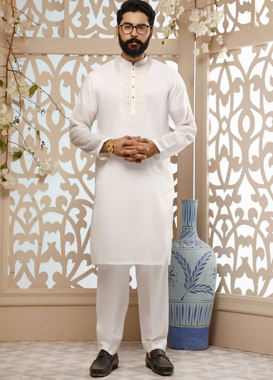 The Great Master (TGM) Blended Formal Men Shalwar Kameez -  TGM21KS Desired
