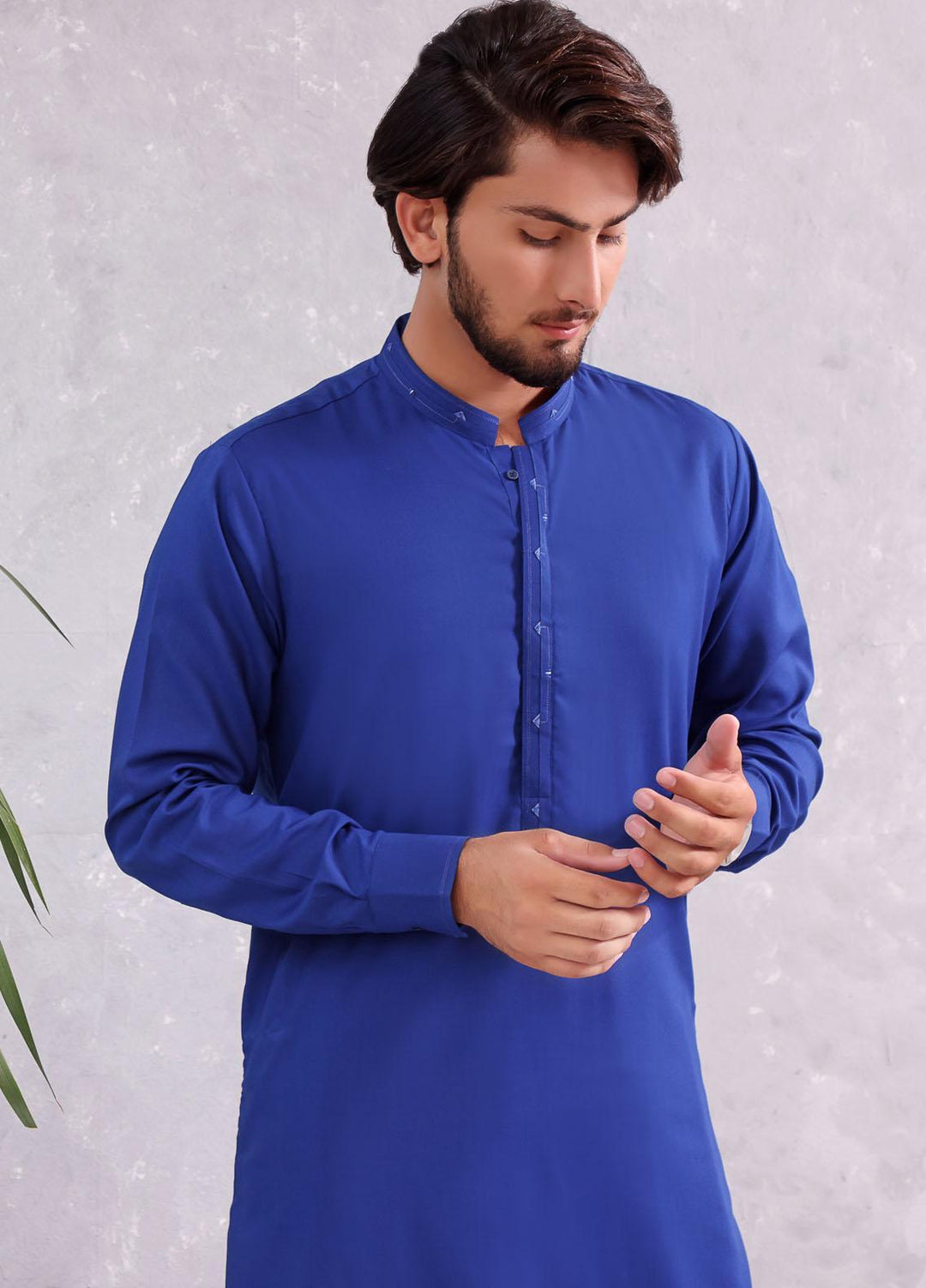 The Great Master (TGM) Wash N Wear Formal Men Kurta Pajama -  TGM22MN-4 Blue Copper