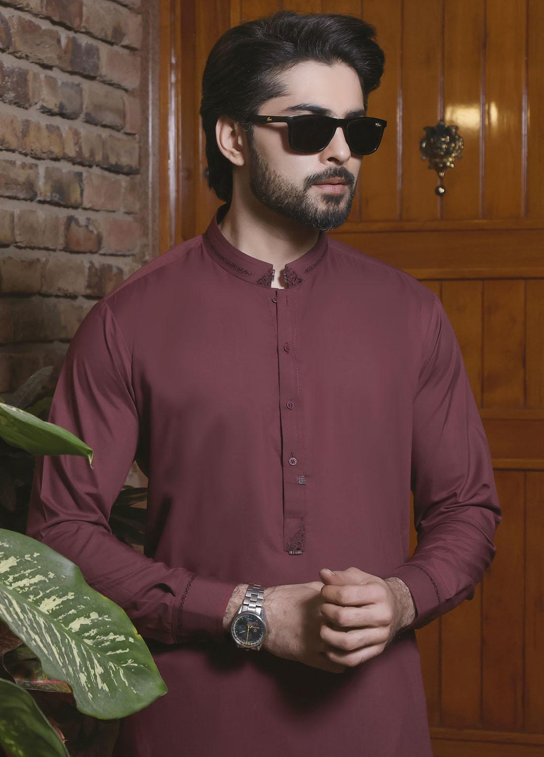 The Great Master (TGM) Wash N Wear Formal Men Shalwar Kameez -  TGM22MS Apple Candy