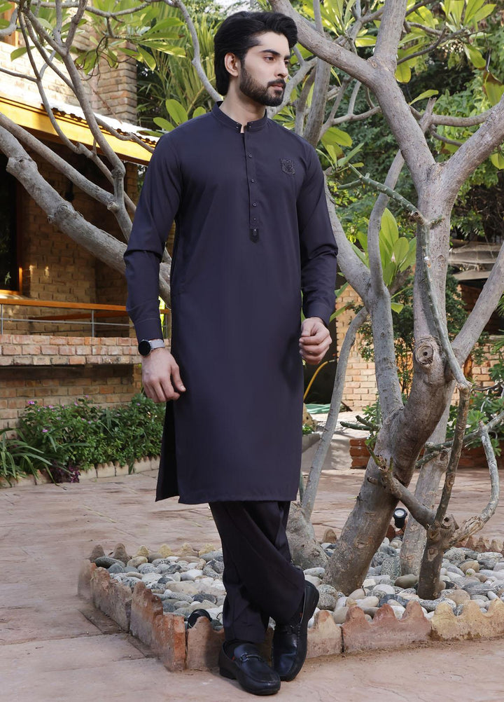The Great Master (TGM) Wash N Wear Formal Men Shalwar Kameez -  TGM22MS Gunmetal