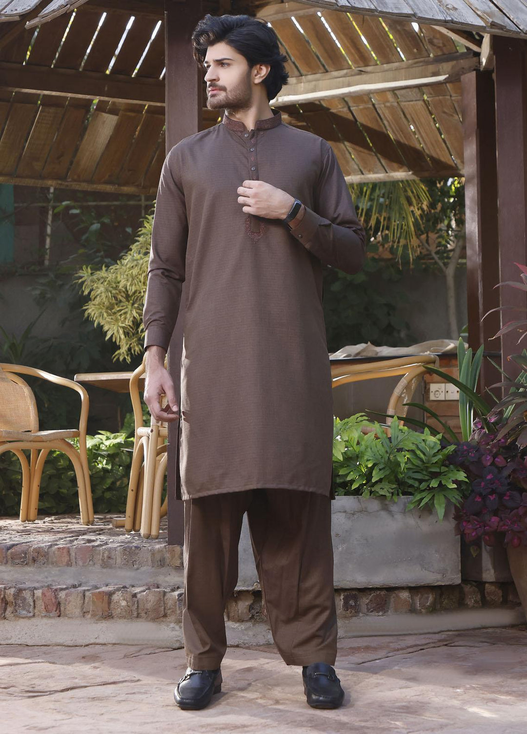 The Great Master (TGM) Wash N Wear Formal Shalwar Kameez for Men -  TGM22MKS Tumbleweed