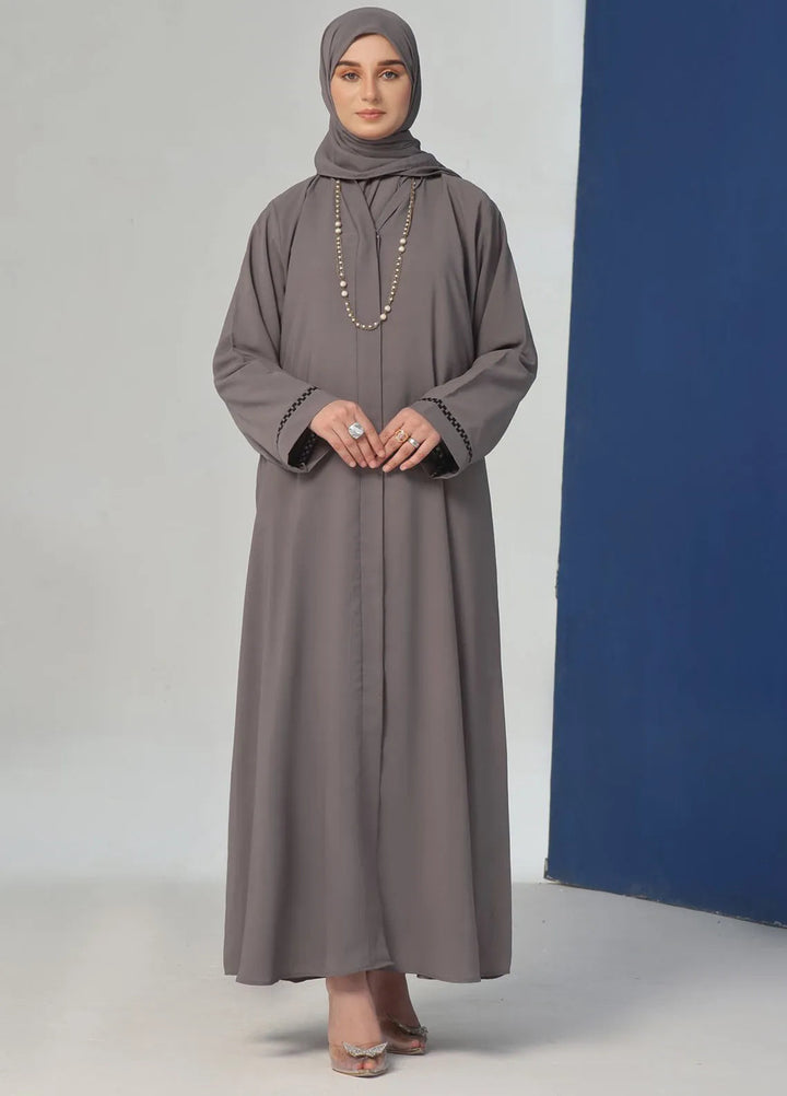 TGM Pret Embroidered Georgette Abaya Ghazal