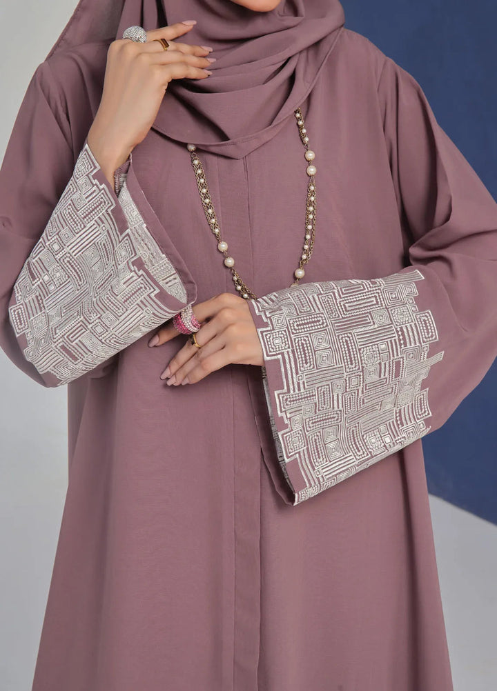 TGM Pret Embroidered Georgette Abaya Samaira