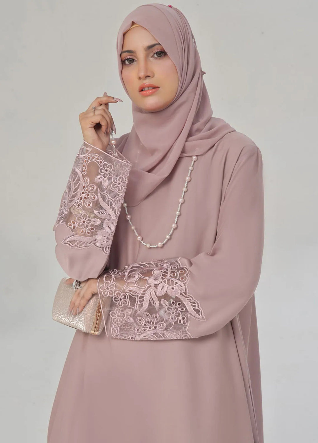 TGM Pret Embroidered Nidha Abaya Alisha