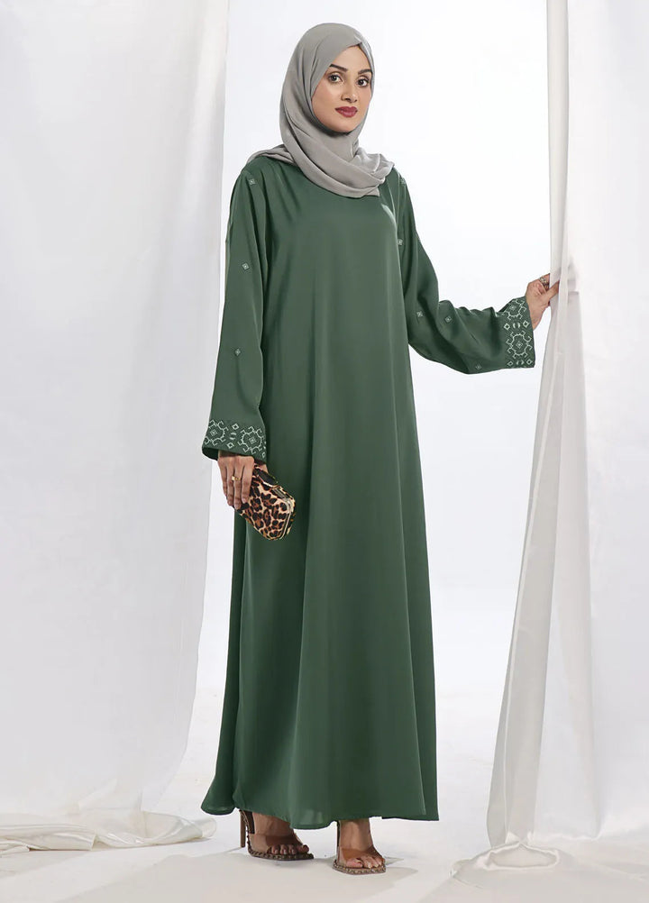 TGM Pret Embroidered Nidha Abaya Mazneen