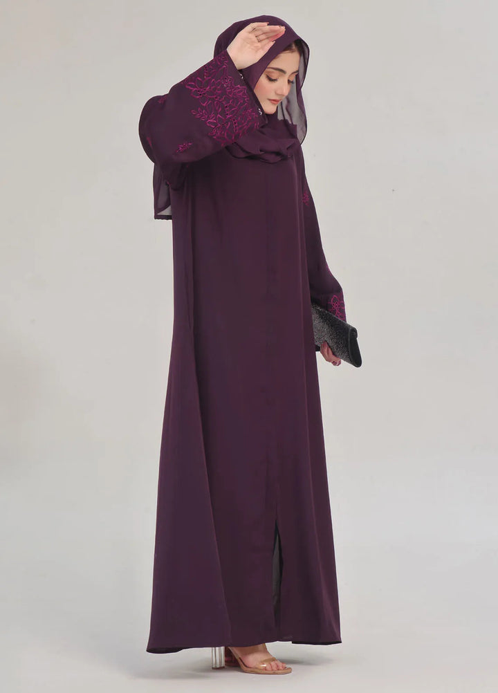 TGM Pret Embroidered Nidha Abaya Zaaminah