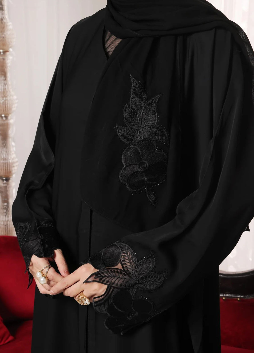 TGM Pret Embroidery Nidha Abaya Saboor