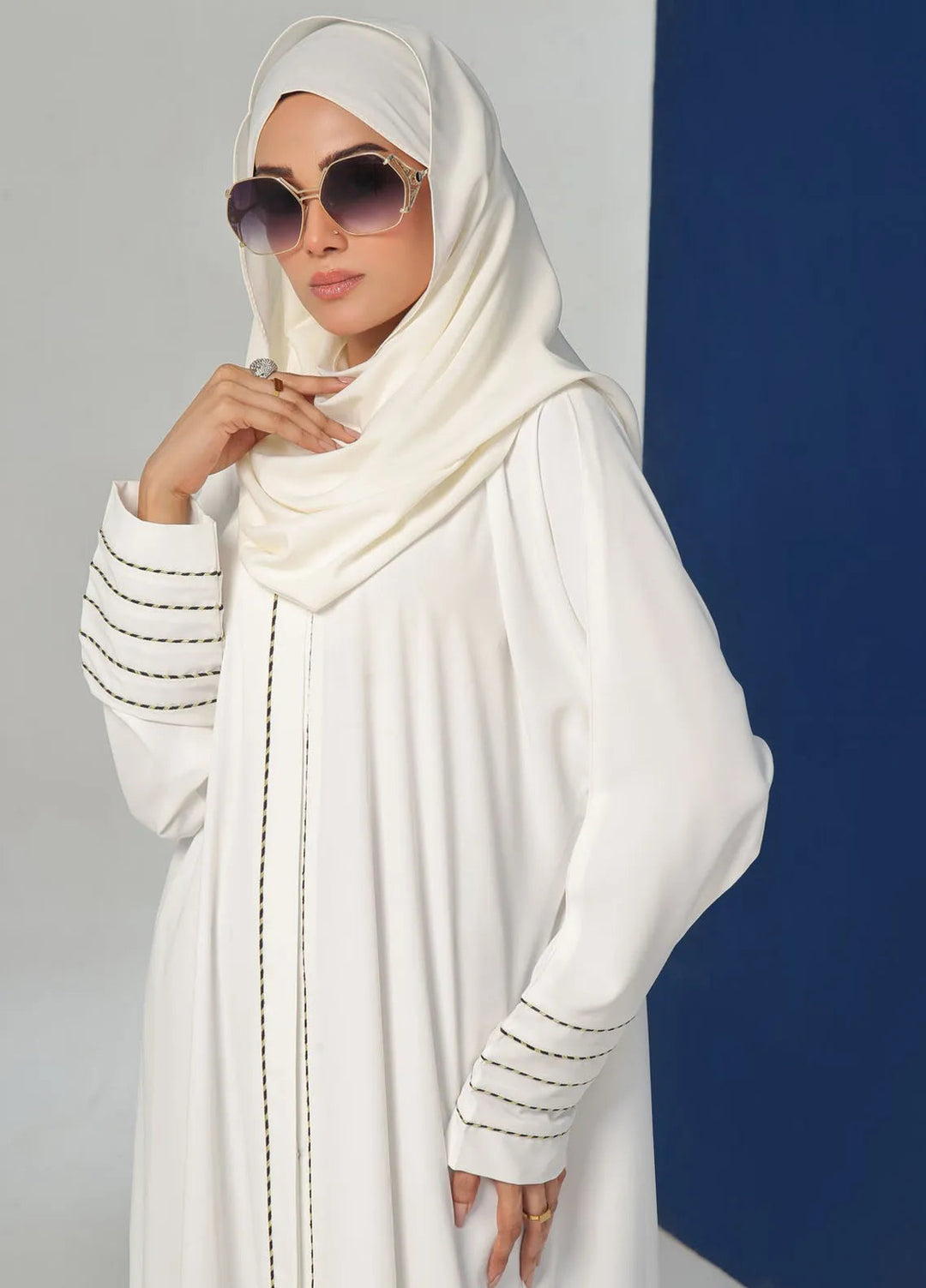 TGM Pret Piping Nidha Abaya Shazmah