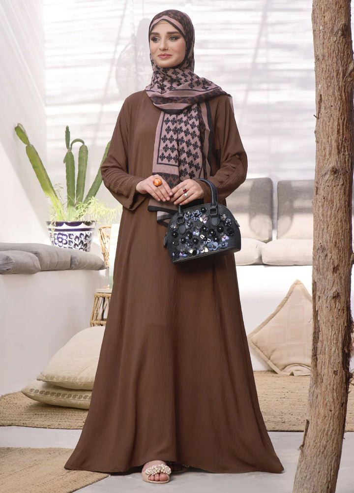 TGM Pret Plain Cypress Abaya Barkha