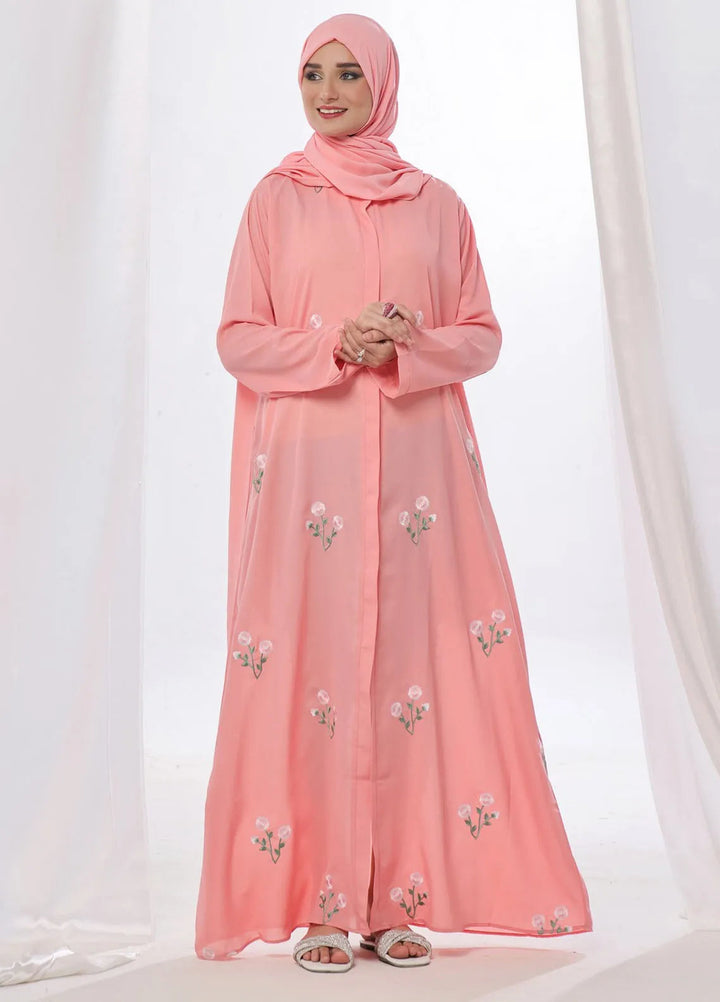 TGM Pret Plain Georgette Abaya Ravina
