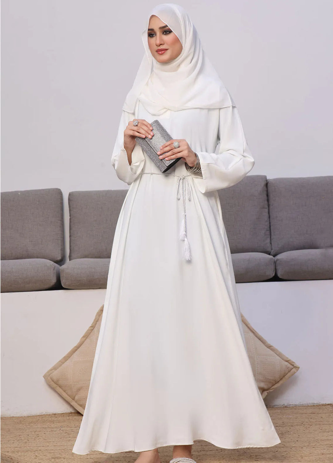 TGM Pret Plain Nidha Abaya Nishat