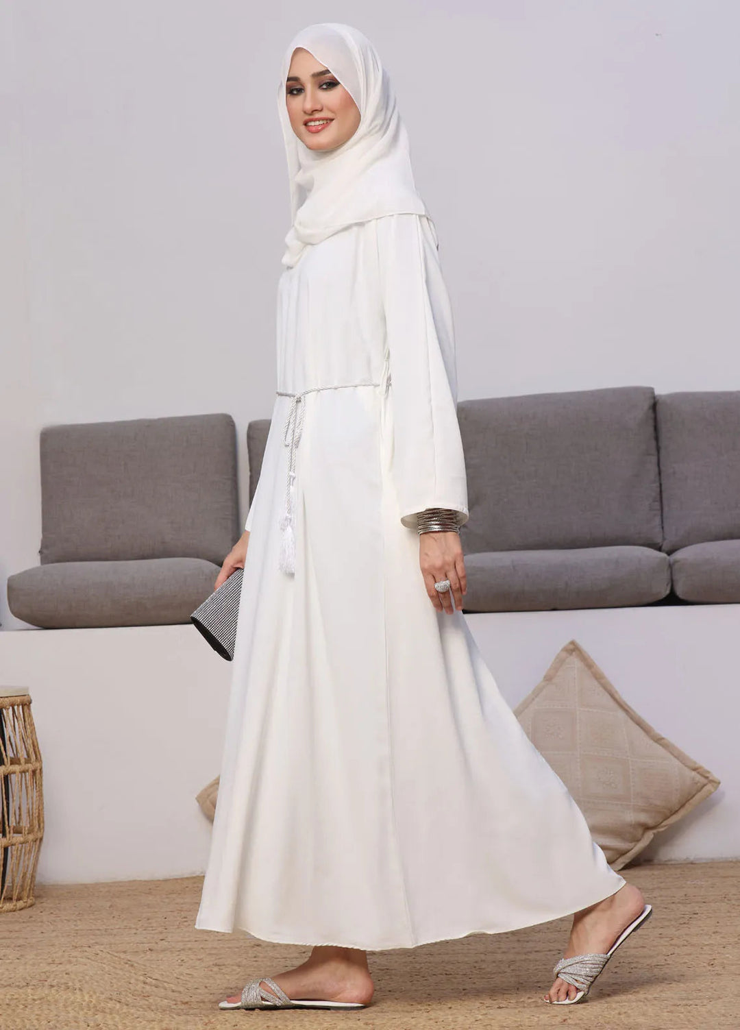 TGM Pret Plain Nidha Abaya Nishat