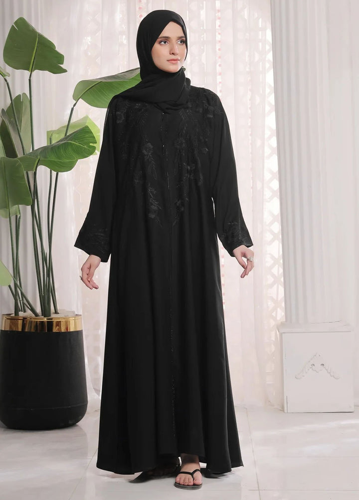 TGM Pret Stone Work Nidha Abaya Kanwal