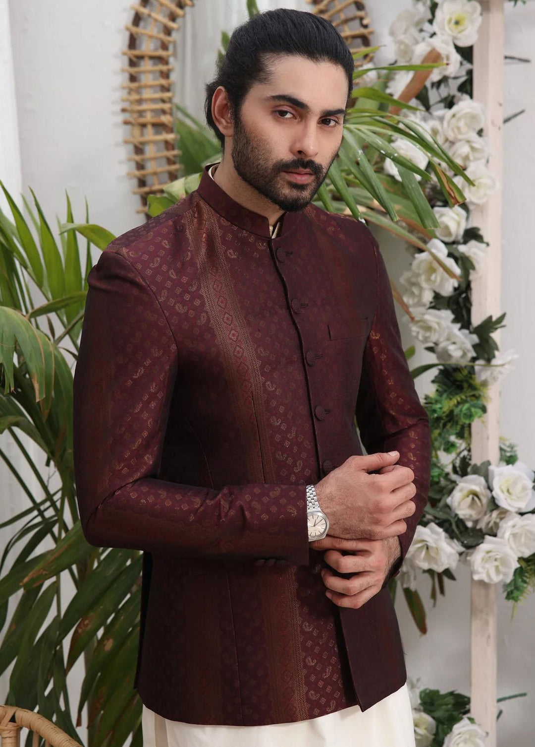 The Great Master (TGM) Jamawar Formal Prince Coat for Men -  Prince Coat 74