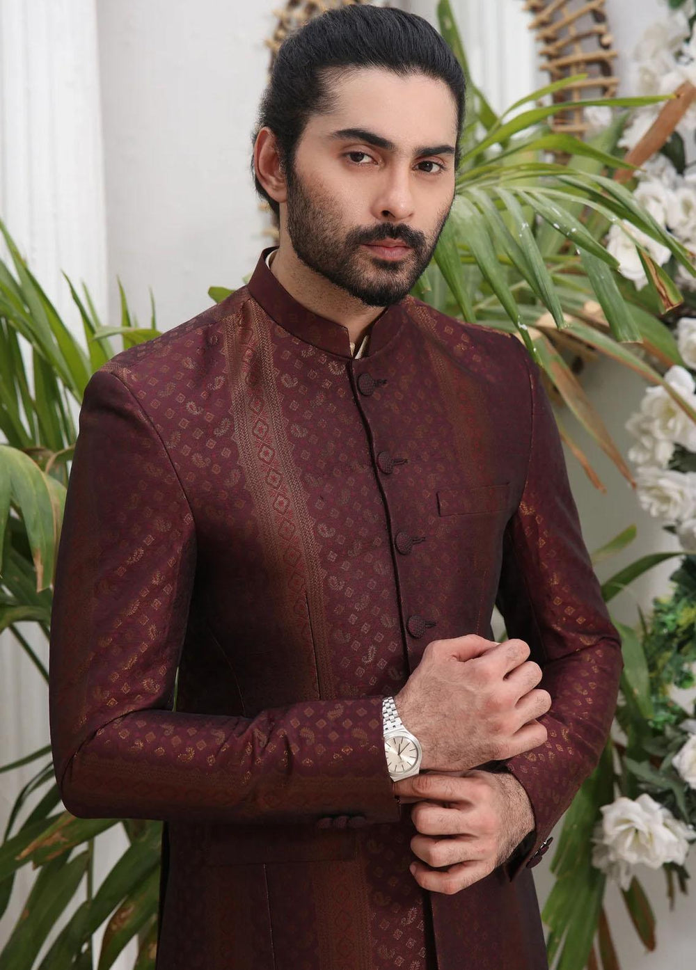 The Great Master (TGM) Jamawar Formal Prince Coat for Men -  Prince Coat 74