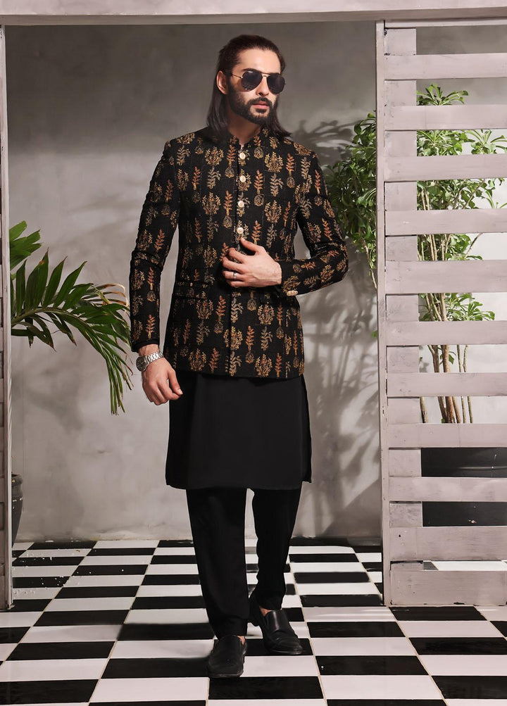 The Great Master (TGM) Raw silk Formal Prince Coat for Men -  Prince Coat 82