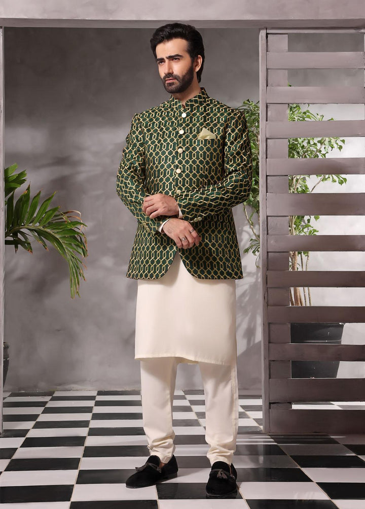 The Great Master (TGM) Jamawar Formal Men Prince Coat -  Prince Coat 85