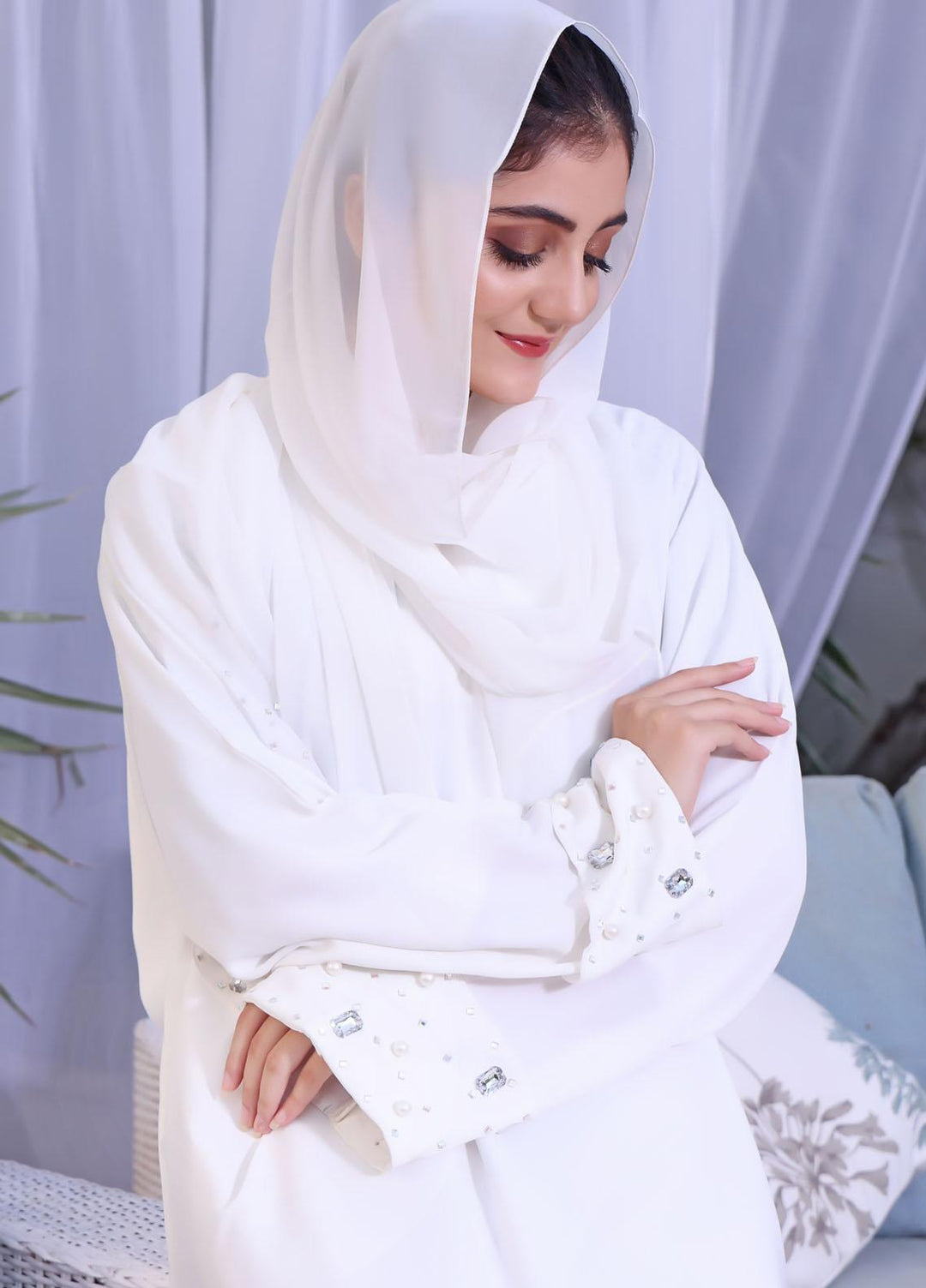The Great Master (TGM)  Korean Nida Front Closed Abaya Samira