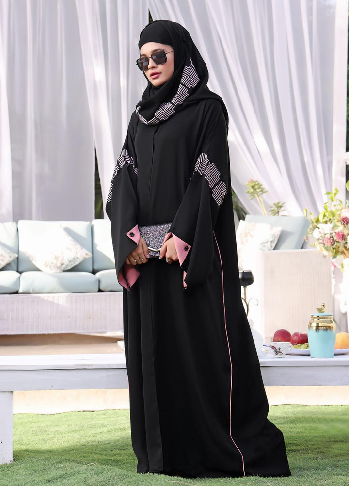 The Great Master (TGM)  Korean Nida Front Open Abaya Zaynah
