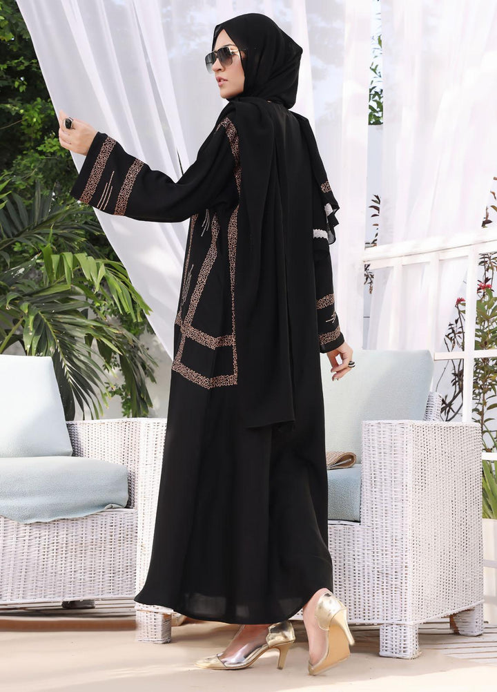 The Great Master (TGM)  Korean Nida Front Closed Abaya Hazel