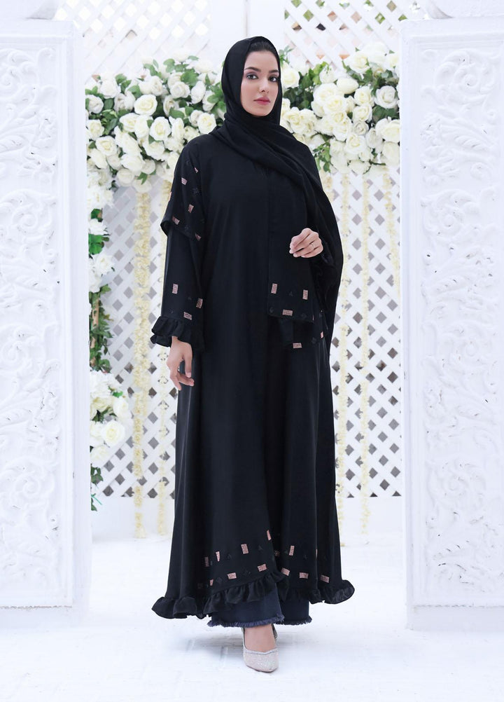The Great Master (TGM)  Korean Nida Front Closed Abaya Maya