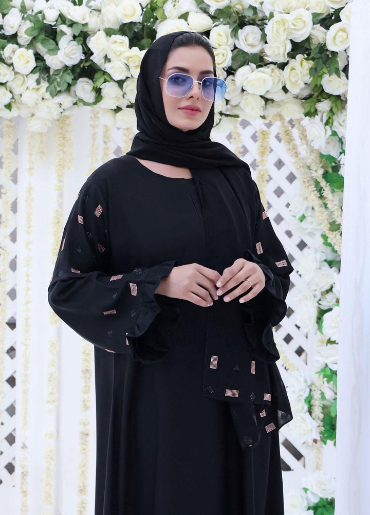 The Great Master (TGM)  Korean Nida Front Closed Abaya Maya