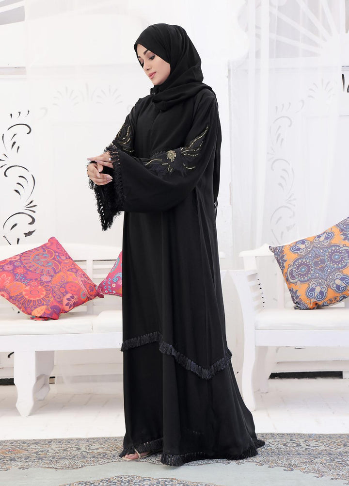 The Great Master (TGM)  Korean Nida Front Closed Abaya Zimal