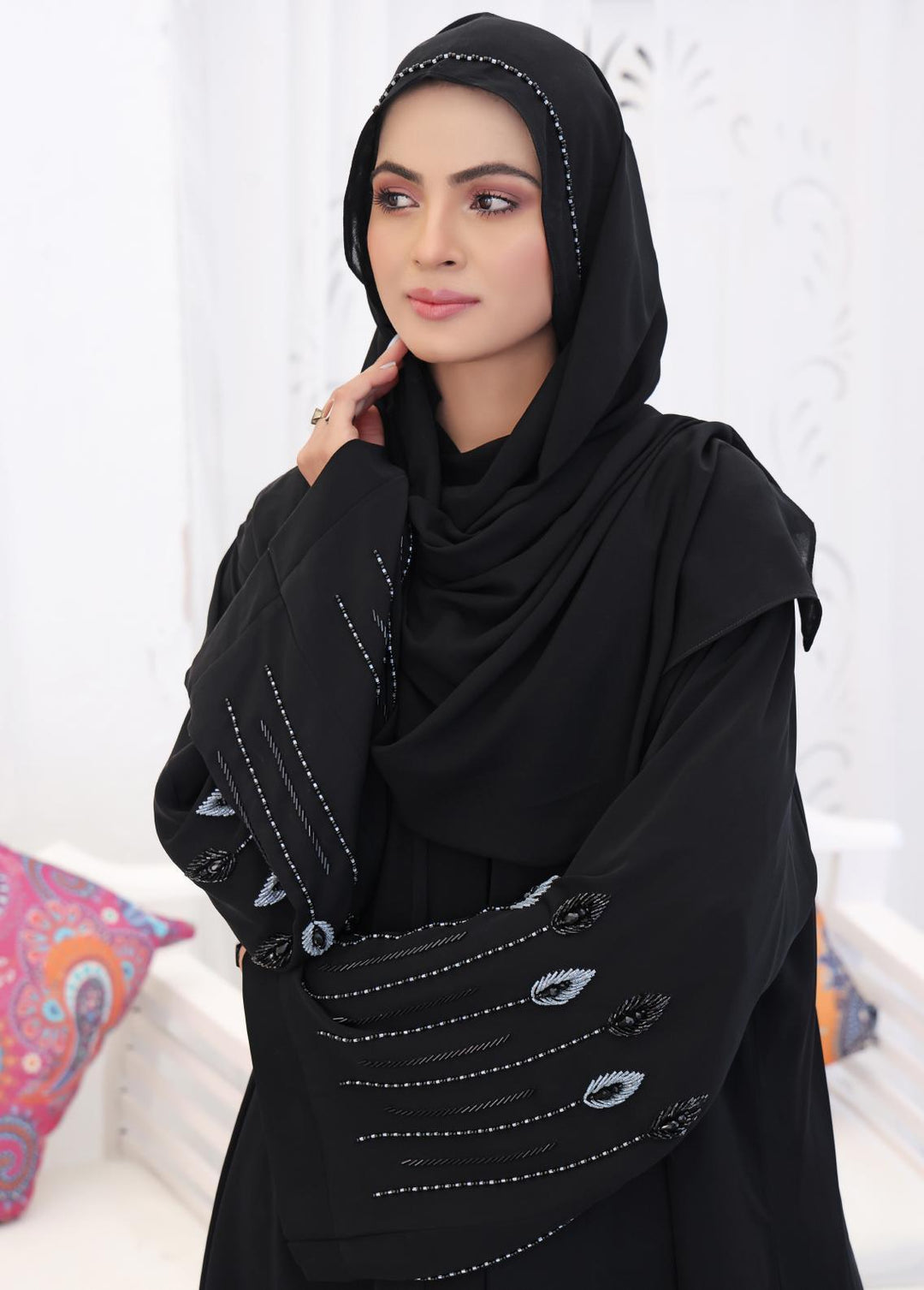 The Great Master (TGM)  Nida Stitched Abaya Huda