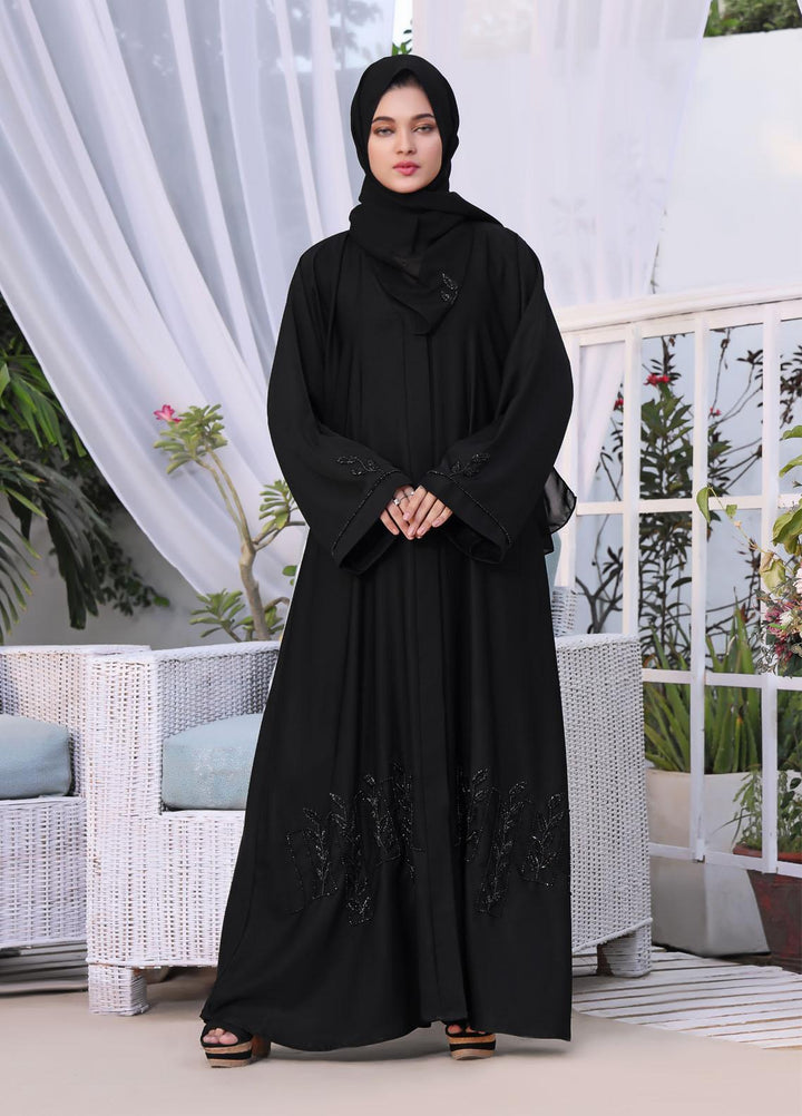 The Great Master (TGM)  Korean Nida Front Open Abaya TGM22MM Mehnaz
