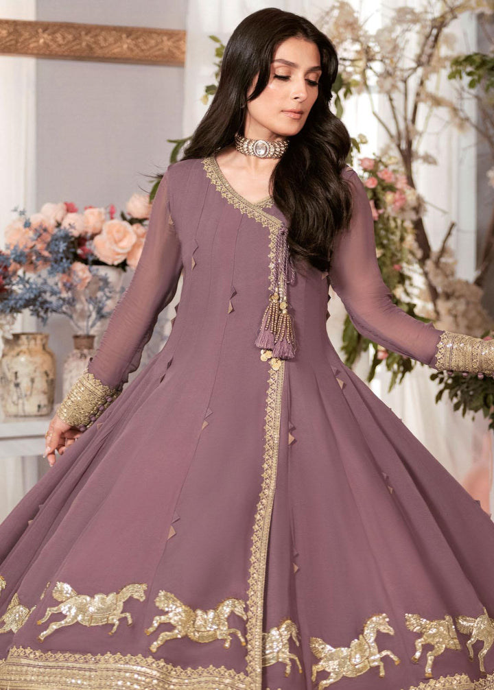 The Ayeza Edit by Asim Jofa Embroidered Velvet Suits Unstitched 3 Piece AJ22AM AJAM-09 - Winter Collection