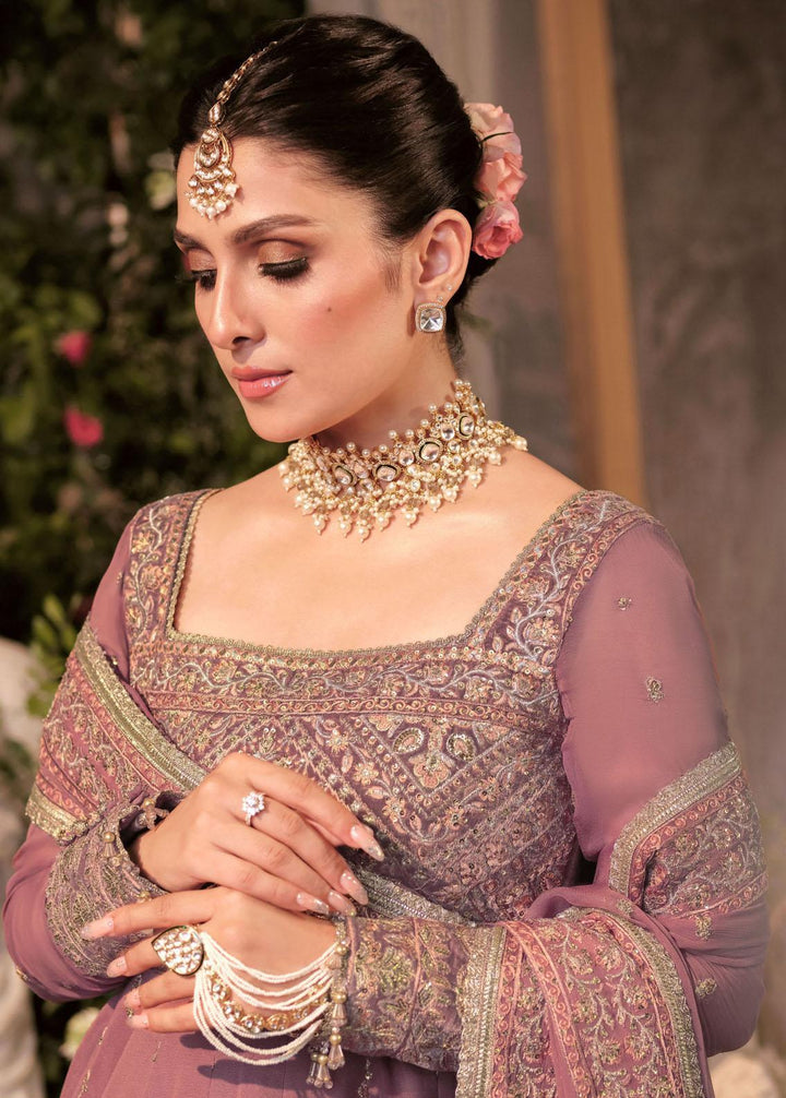 The Ayeza Edit by Asim Jofa Embroidered Velvet Suits Unstitched 3 Piece AJ22AM AJAM-11 - Winter Collection